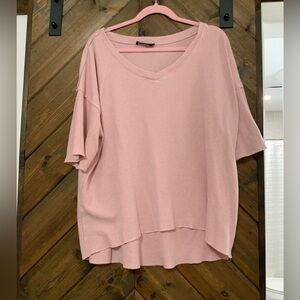 Blue B Boutique Pink Knit Top